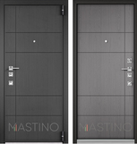 Дверь Mastino Forte Синхропоры графит