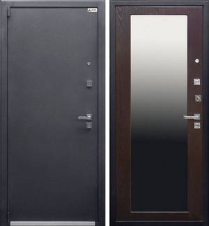 Фото модели входной металлической двери Арма Стандарт-2 (Венге Греция)